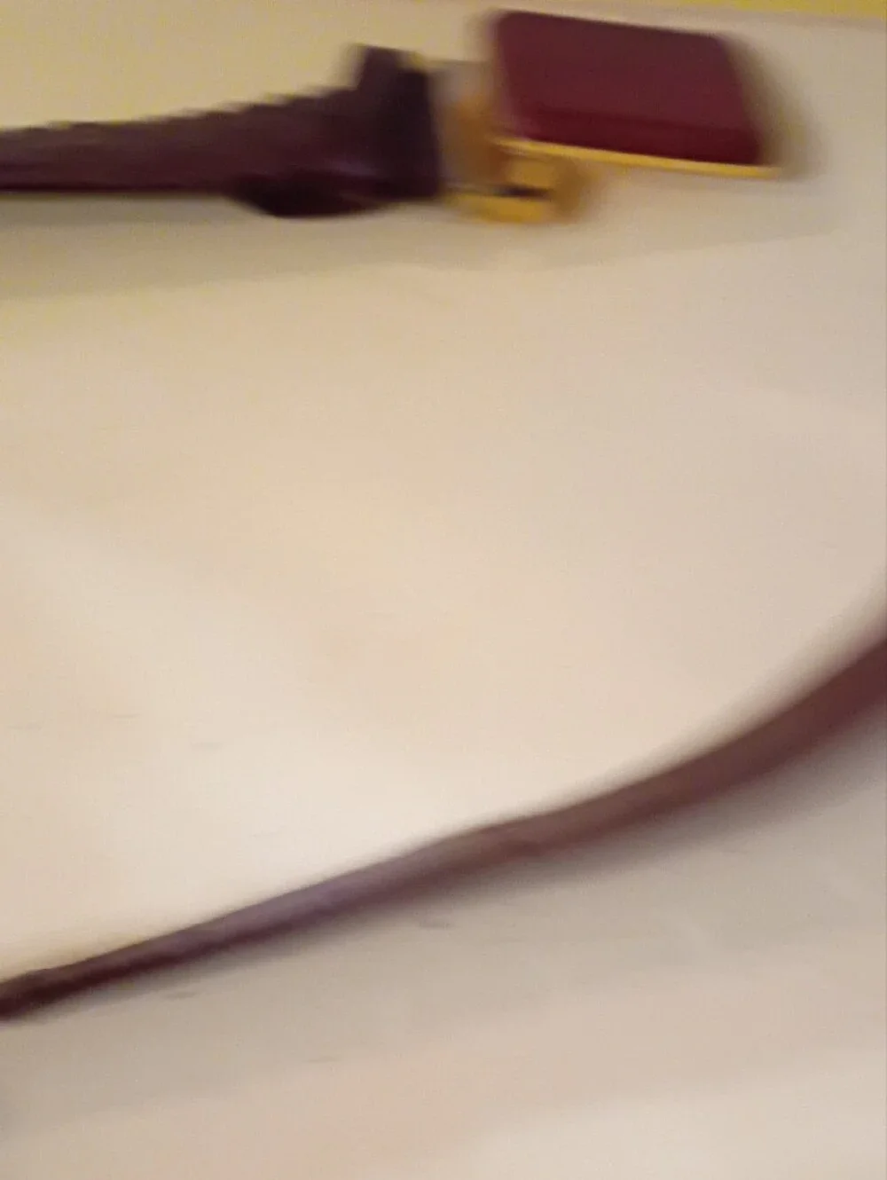 Woven Eel Skin Women's Belt in Burgundy - Classic Dress Belt